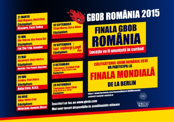 Noi detalii despre participantii la Semifinala GBOB Transilvania