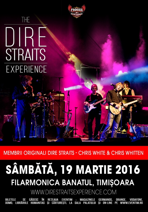 “The Dire Straits Experience Tour” in Timisoara, la Filarmonica Banatul