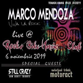 Concert Marco Mendoza in Club Rock & Bike din Sibiu