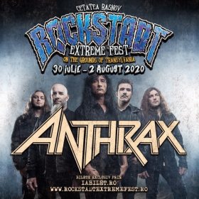 Trupa Anthrax va canta la Rockstadt Extreme Fest 2020